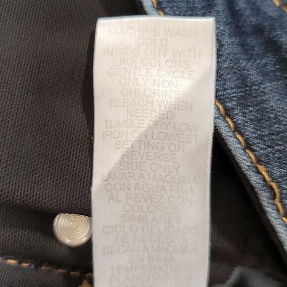 💛Democracy Dark Blue Ab Technology Skinny Jeans Size 10/30 - Picture 9 of 9